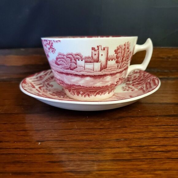 One Enoch Woods Wood & Sons Castles Tea Cup and Saucer - Picture 2 of 6